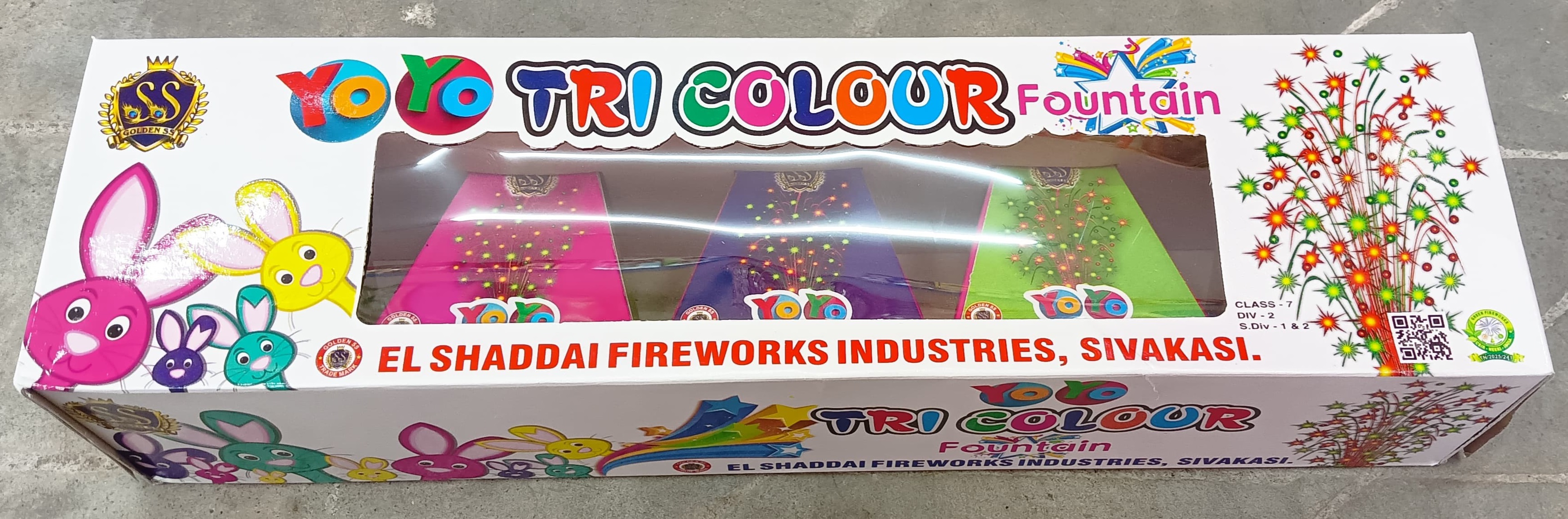 Tri Colour (Fountain YOYO)